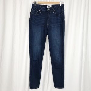 Dark wash Page skinny jeans